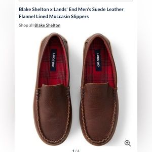 Blake Shelton x Lands End Moccasin Slippers
